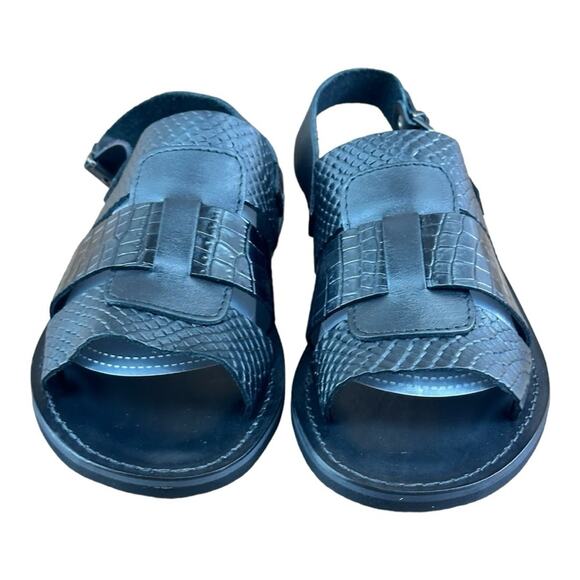 Re Ferdinando Vero Cuoio Leather Strappy Slingback Gladiator Sandal main image 4